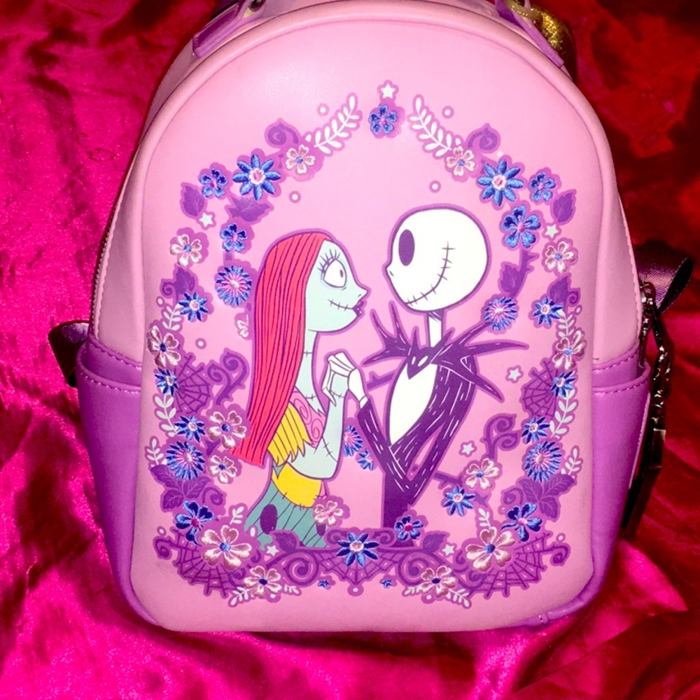 Jack & Sally LoungeFly Backpack